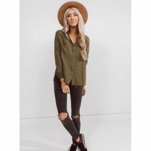 shop stevie button up